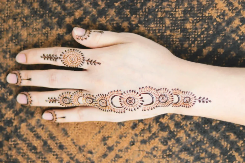 Front Hand Mehndi