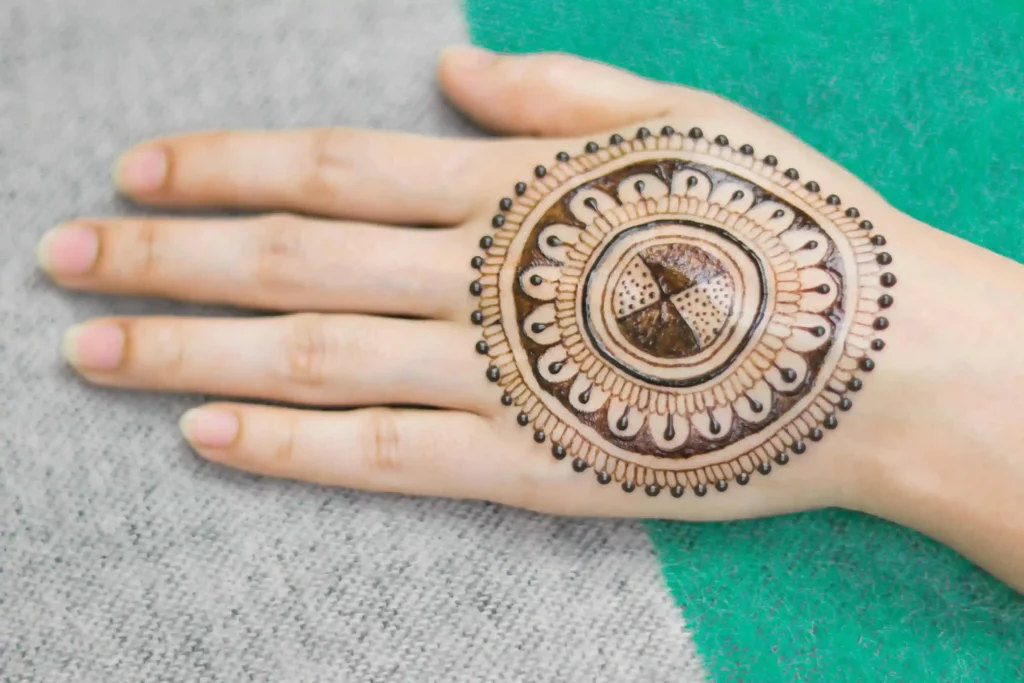 Front Hand Mehndi