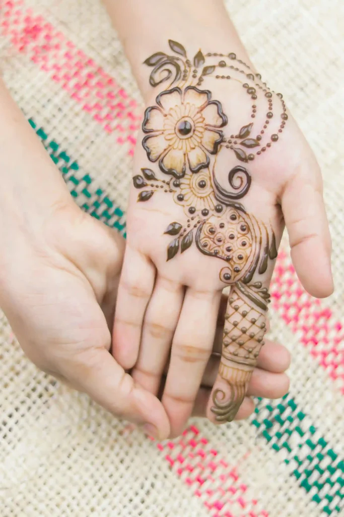 Front Hand Mehndi