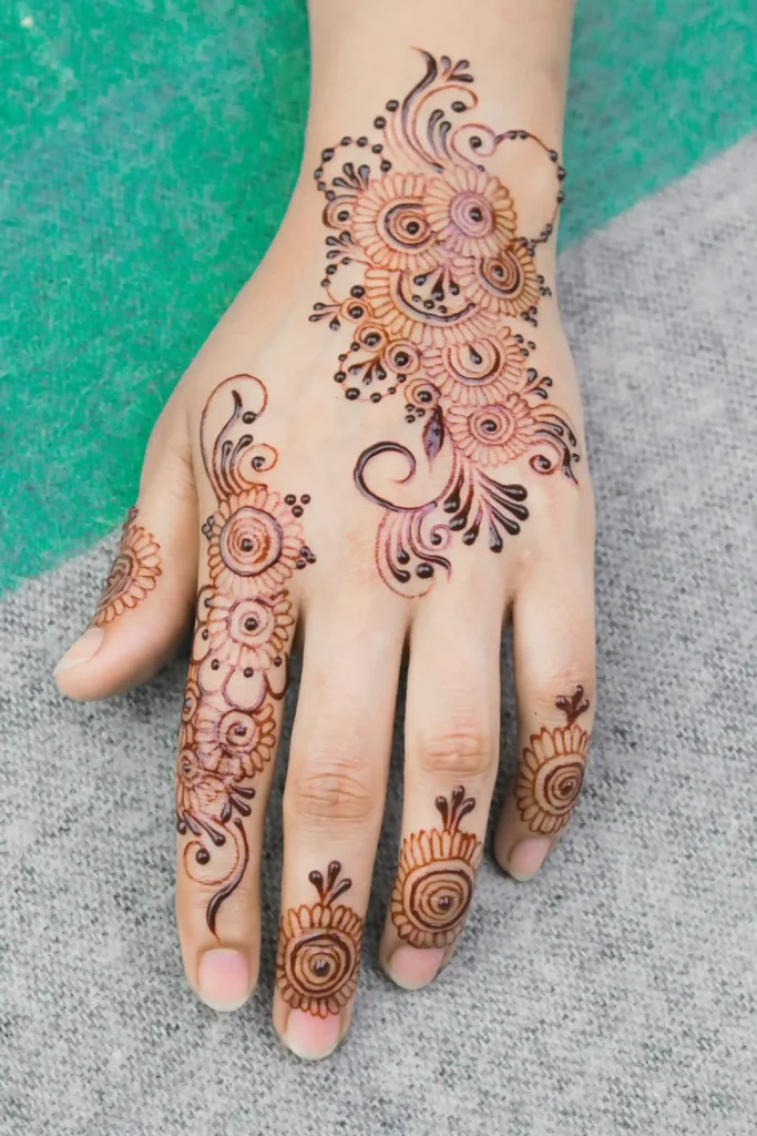 Front Hand Mehndi