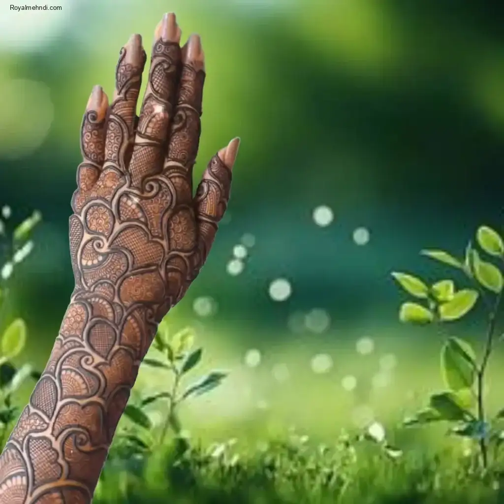 Front Hand Mehndi