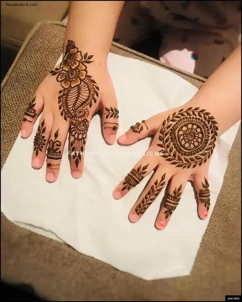 Girls Mehndi Design