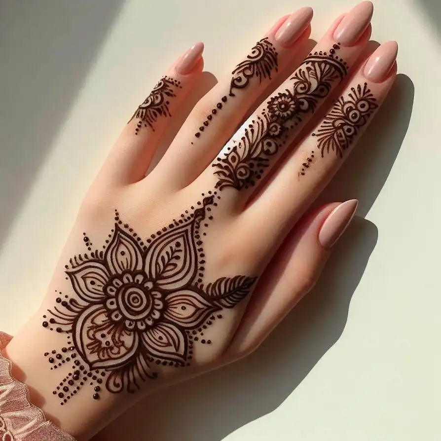 Girls Mehndi Design