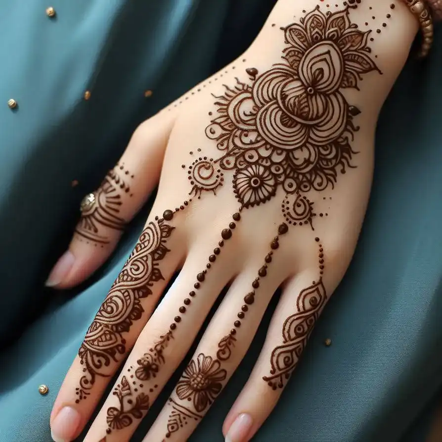 Girls Mehndi Design