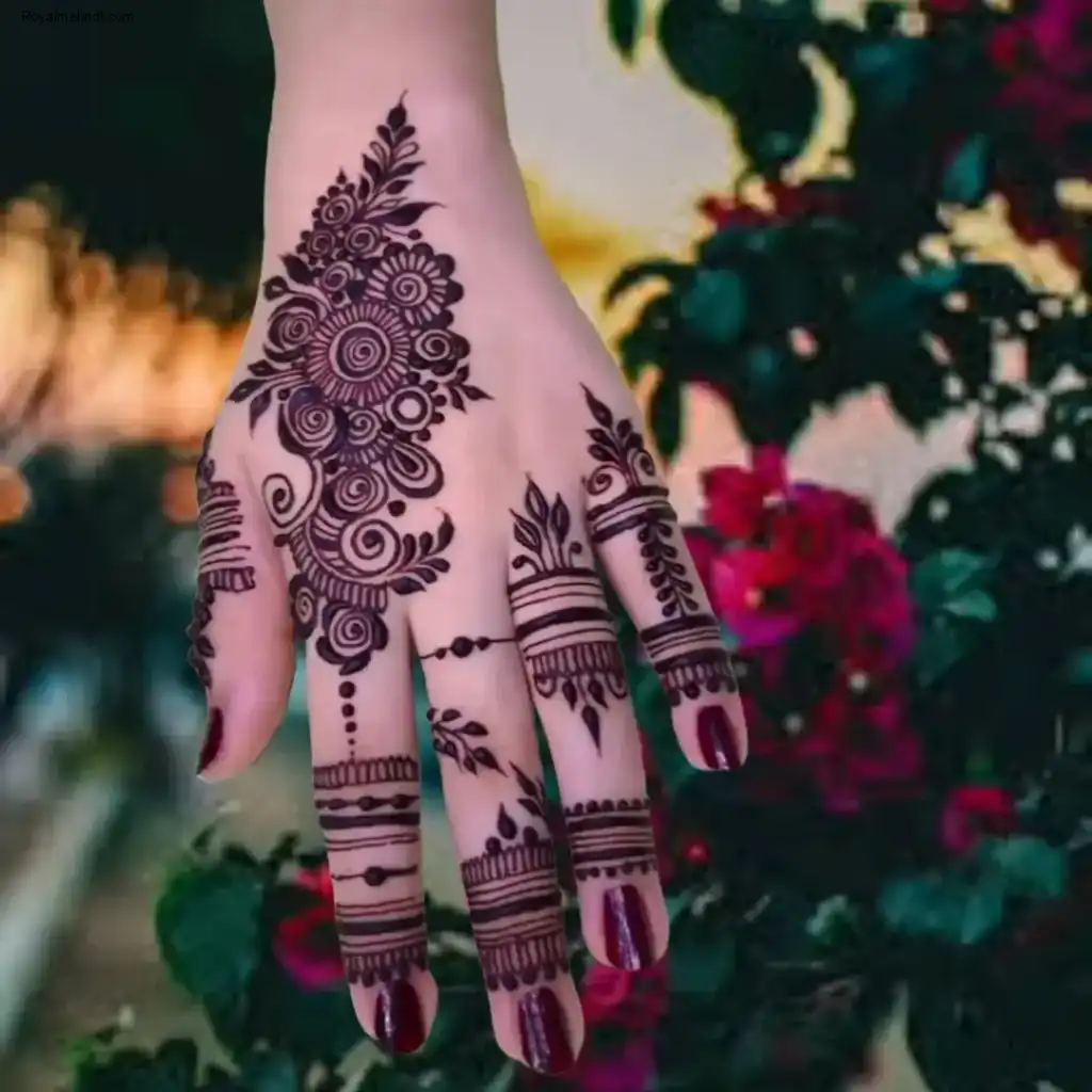 Girls Mehndi Design