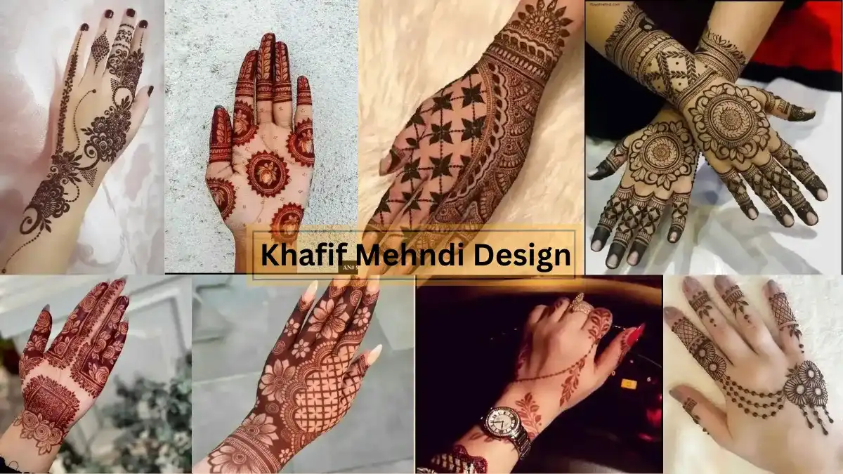 Khafif Mehndi Design