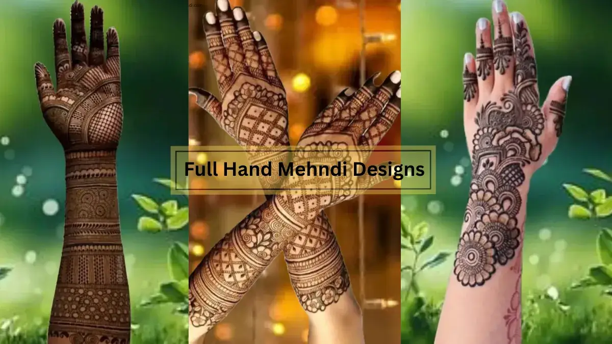 Full Hand Mehndi Design