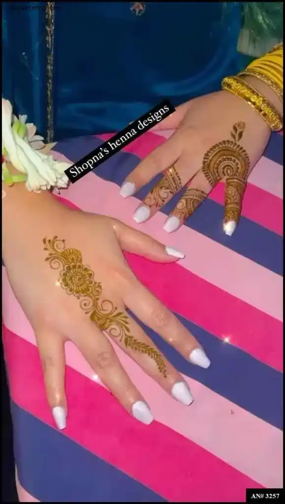 Khafif Mehndi Design