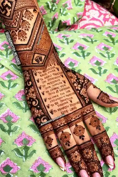 Modern Mehndi Design
