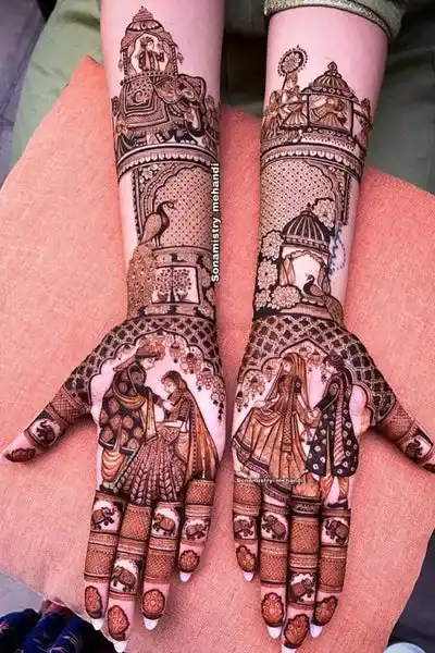 Modern Mehndi Design