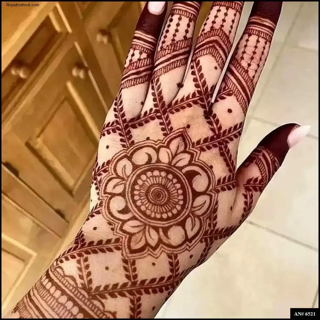 Modern Mehndi Design